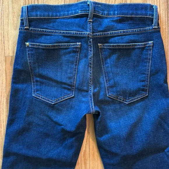 The Great sz 26 The Low Rise Nerd Crop 15” waist 9” rise 25” inseam dark wash - Picture 5 of 7